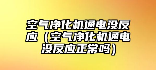 空氣凈化機通電沒反應（空氣凈化機通電沒反應正常嗎）